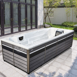 Плавательный СПА бассейн с противотоком и беговой дорожкой Bigeer Альдо